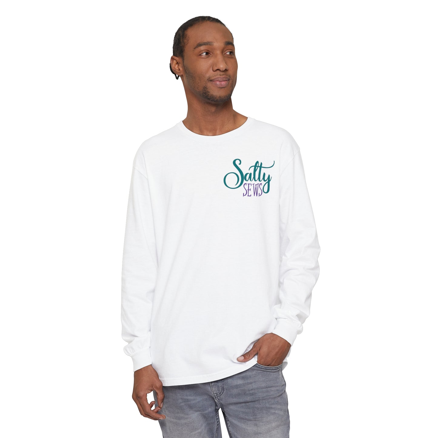 Salty Unisex Garment-dyed Long Sleeve T-Shirt
