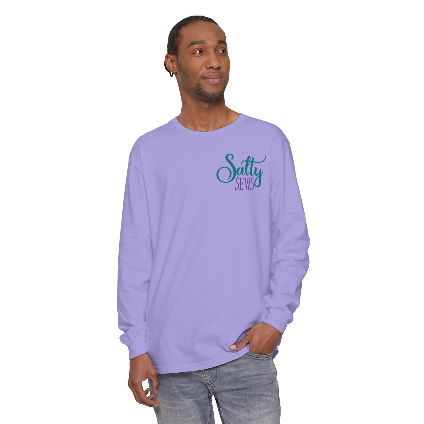Salty Unisex Garment-dyed Long Sleeve T-Shirt