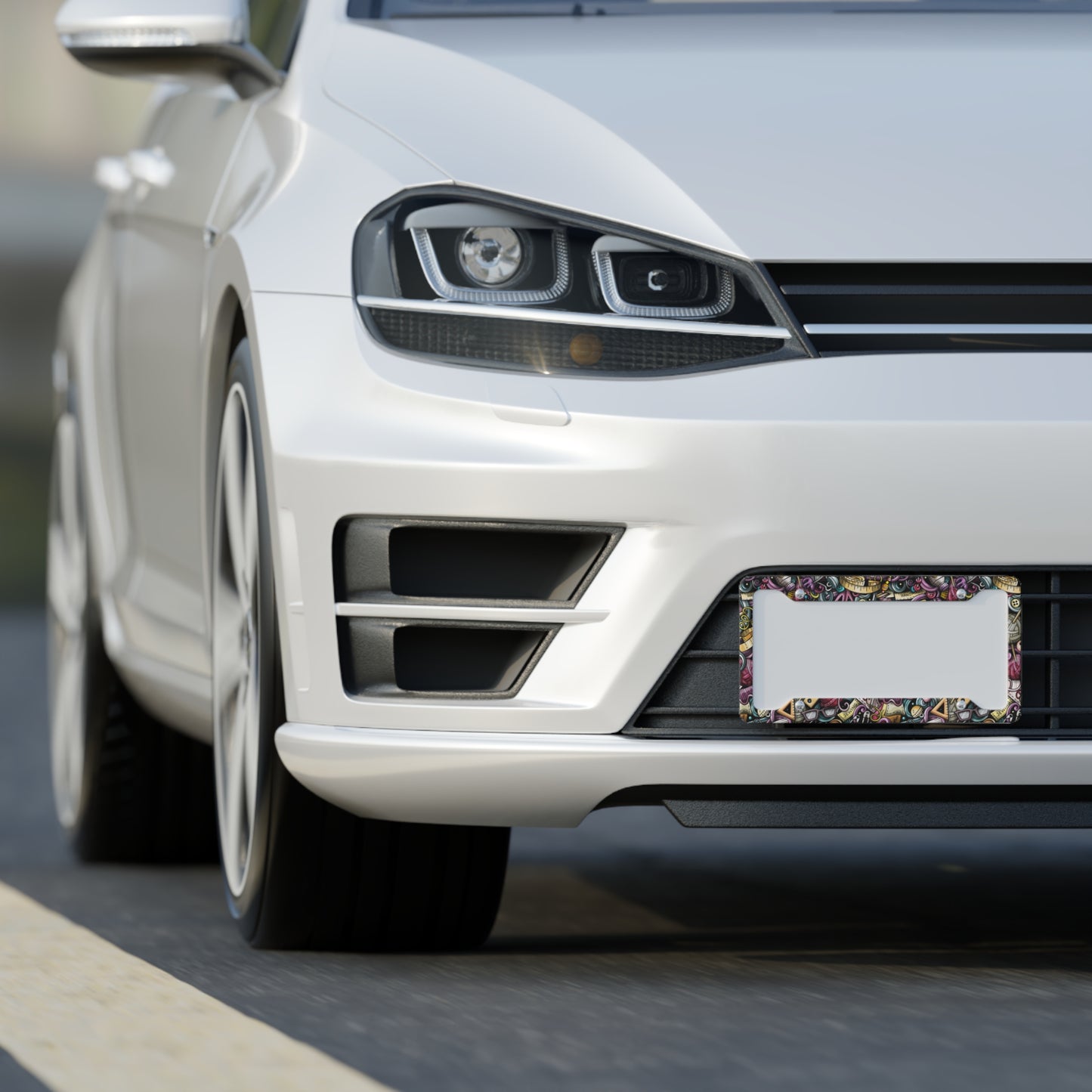Crafty Chaos License Plate Frame