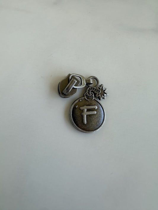 #5- Metal Explosive Expletive Zipper Pull - Pack of 5