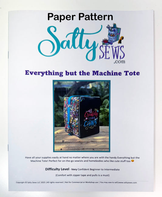 Everything But the Machine Tote Paper Pattern