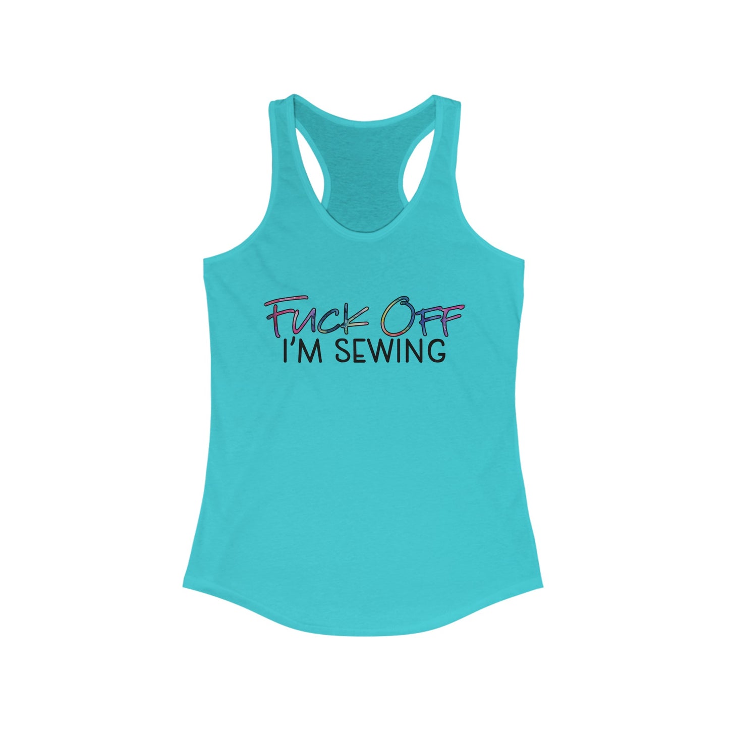 Salty Swag Women's F-Off Racerback Tank