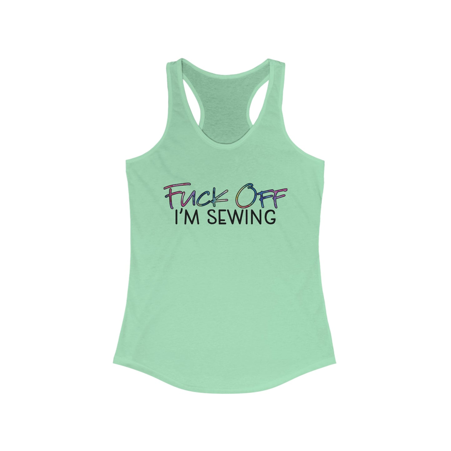 Salty Swag Women's F-Off Racerback Tank