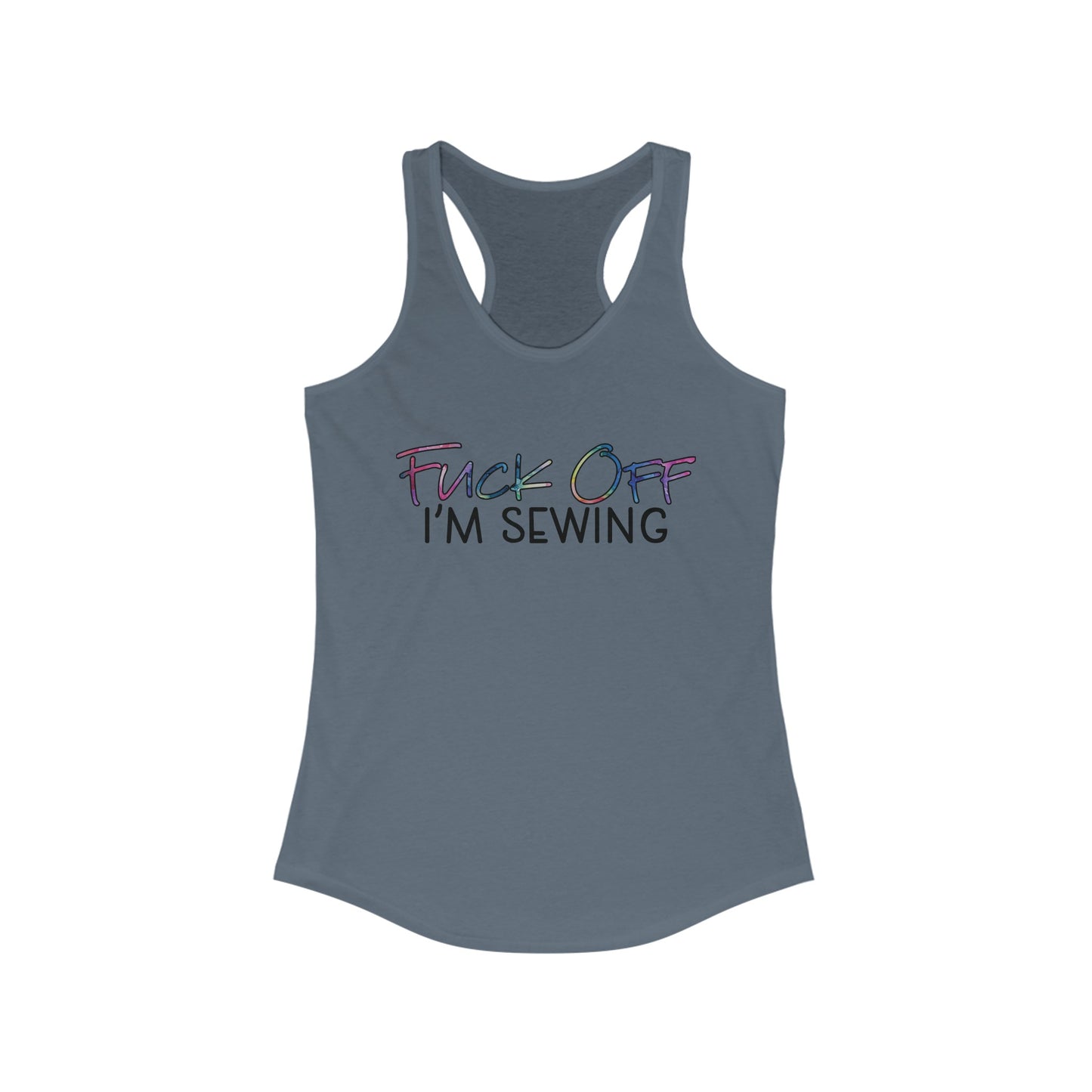 Salty Swag Women's F-Off Racerback Tank