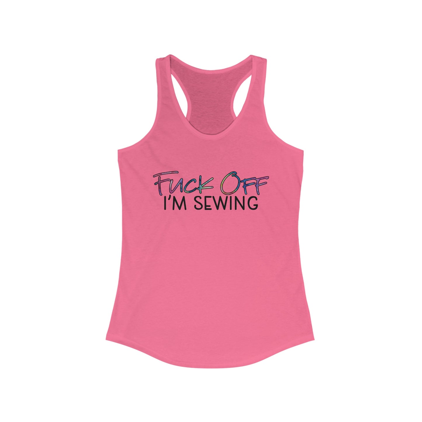 Salty Swag Women's F-Off Racerback Tank