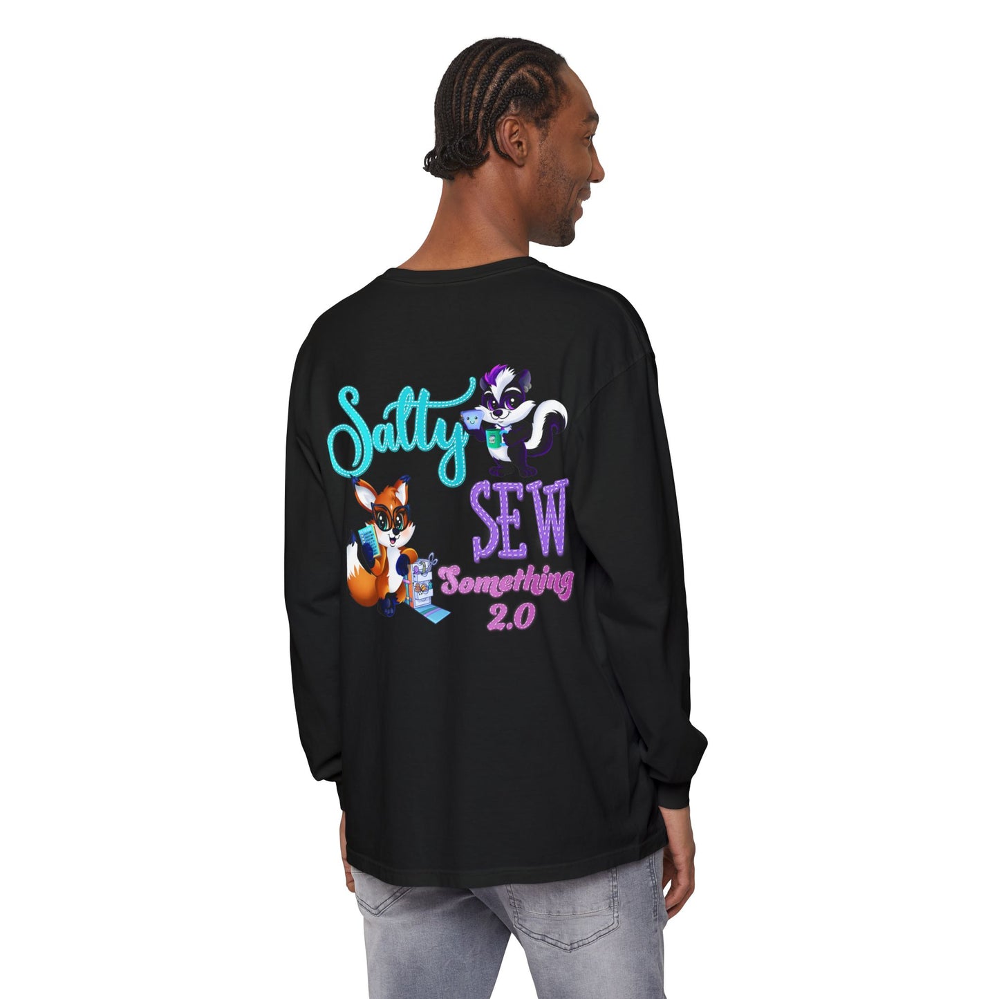 Salty Unisex Garment-dyed Long Sleeve T-Shirt