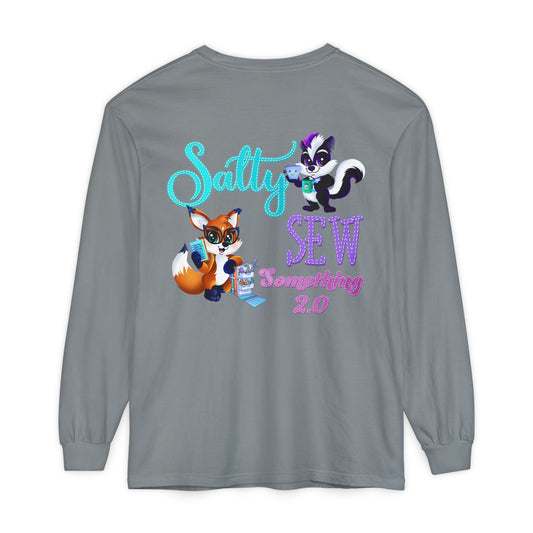 Salty Unisex Garment-dyed Long Sleeve T-Shirt