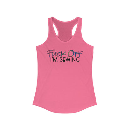 Salty Swag Women's F-Off Racerback Tank