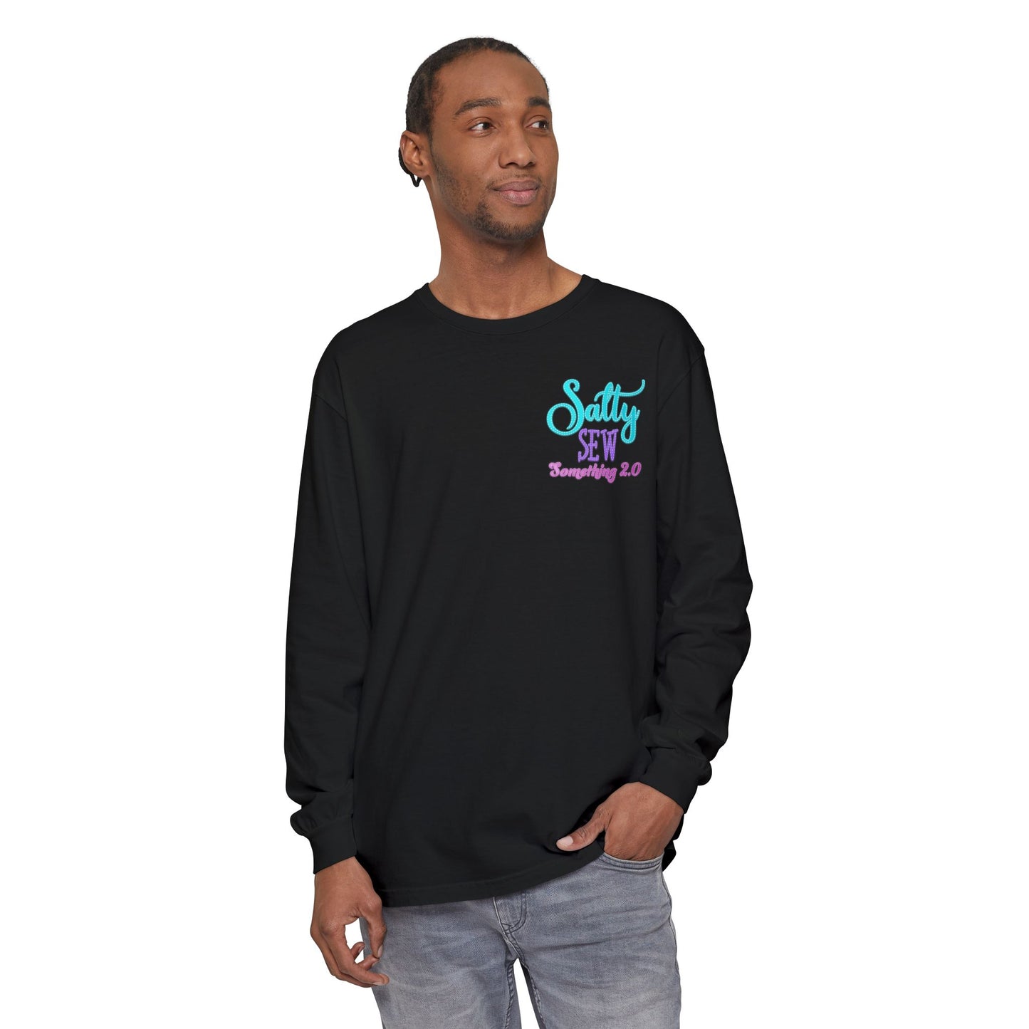 Salty Unisex Garment-dyed Long Sleeve T-Shirt