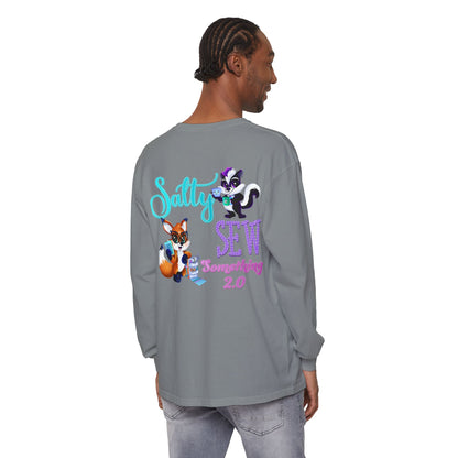 Salty Unisex Garment-dyed Long Sleeve T-Shirt