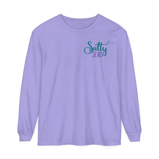 Salty Unisex Garment-dyed Long Sleeve T-Shirt