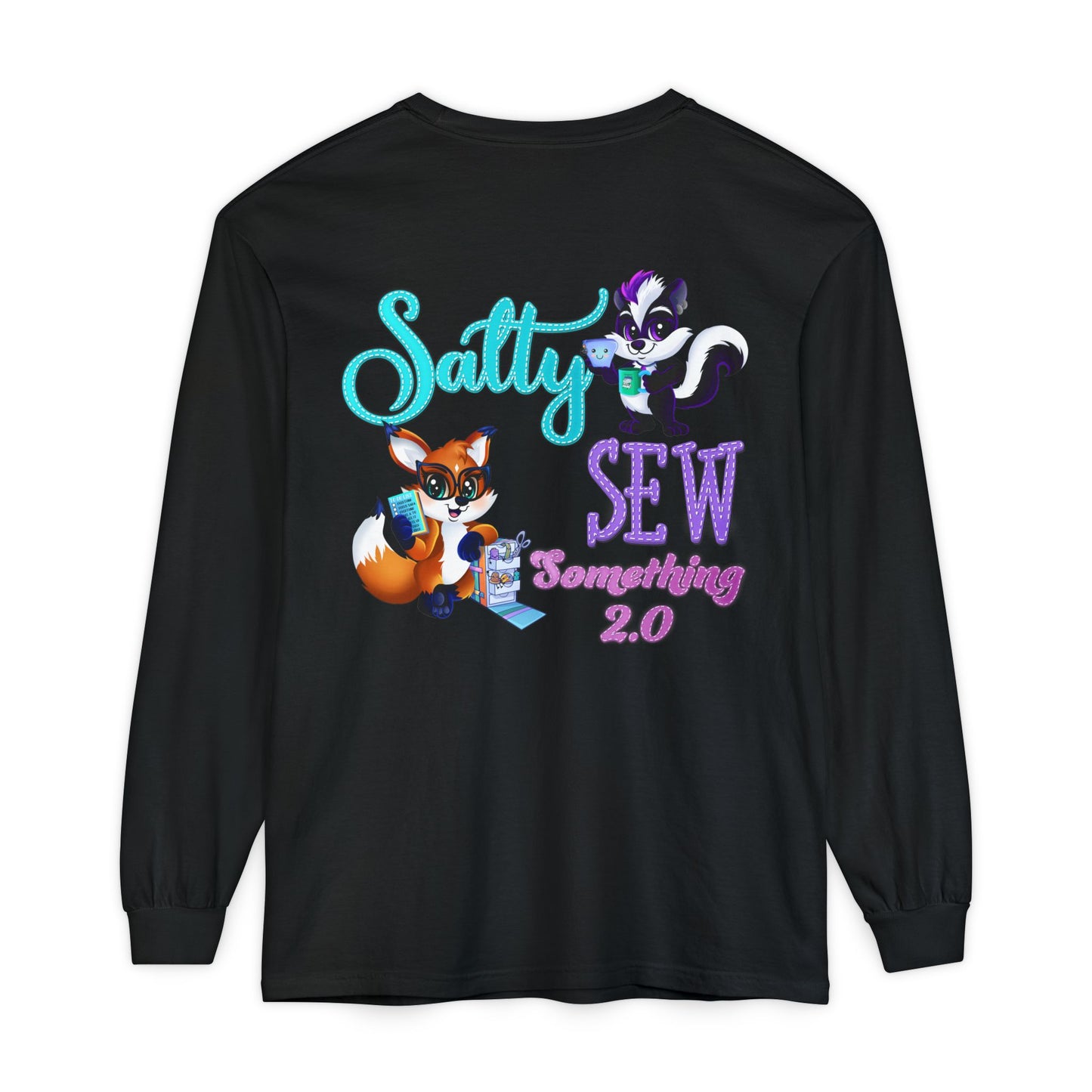 Salty Unisex Garment-dyed Long Sleeve T-Shirt