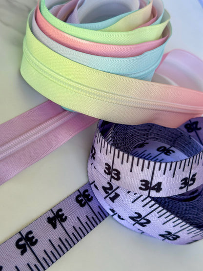 #5 Zipper tape- 5 yard cuts