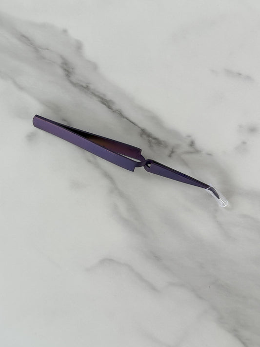 NEW Indigeaux Craft Cross Locking Tweezers with Pointed Tip (no logo)