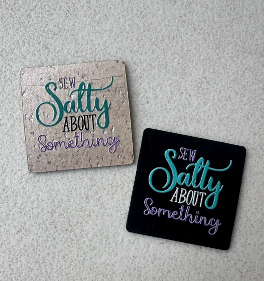 Sew Salty About Something - Cork Tags