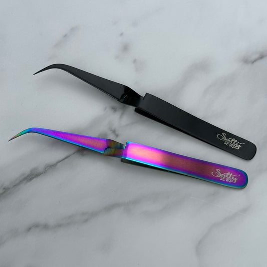 Craft Cross Locking Tweezers with Pointed Tip