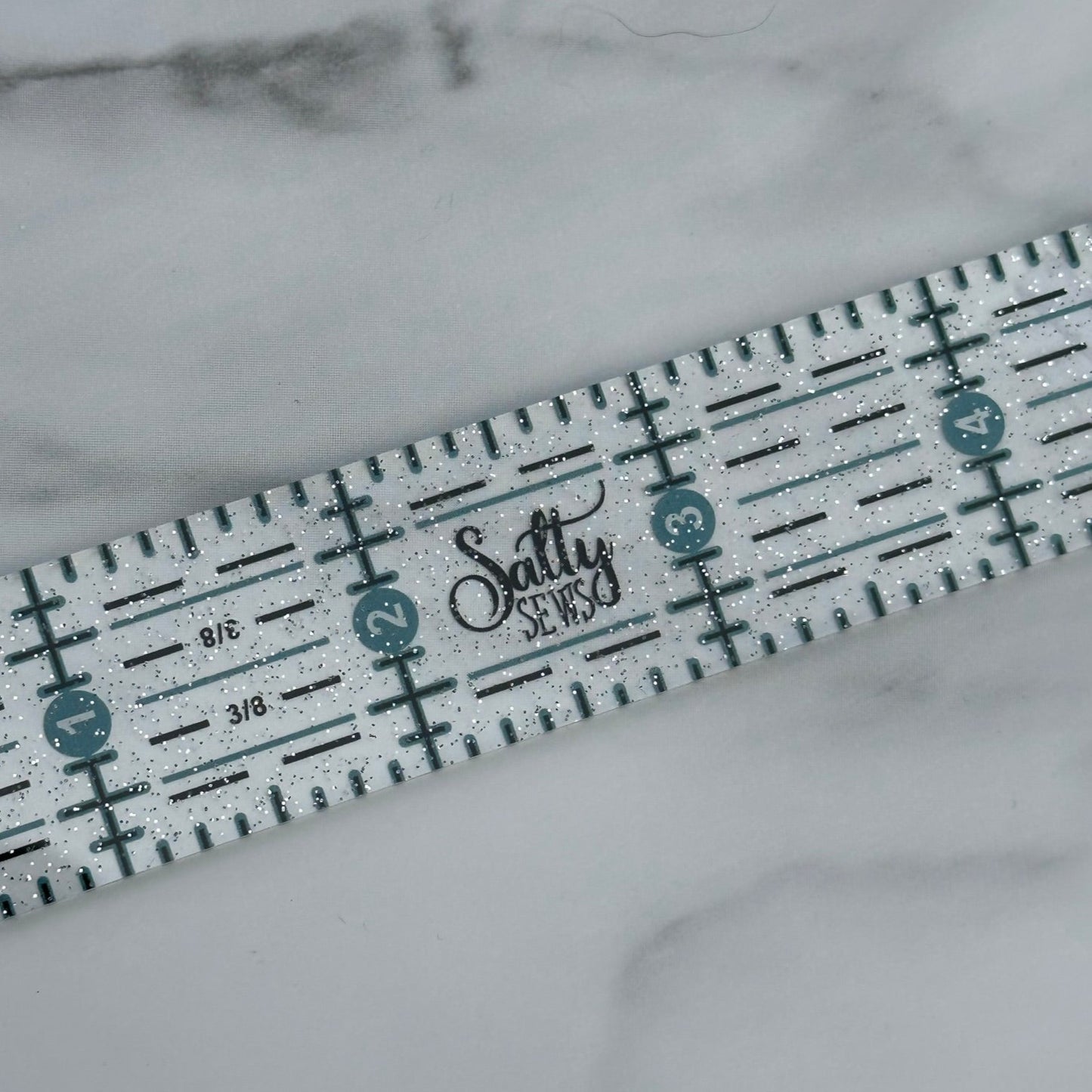 1" x 6" Sparkle Sewing Ruler