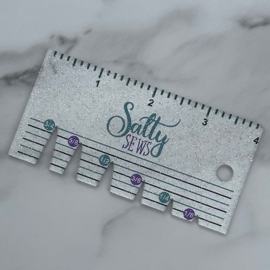 Small Seam Guide Ruler Seam Guide Ruler – Salty Sews