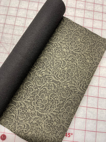 Lace Embossed Faux Leather RETAIL