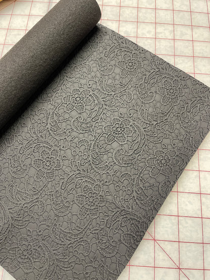 Lace Embossed Faux Leather RETAIL