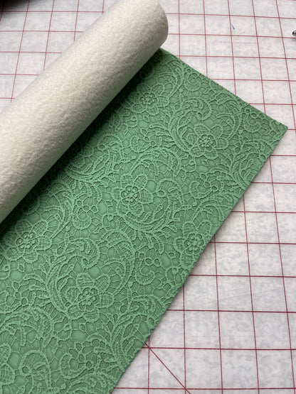 Lace Embossed Faux Leather RETAIL