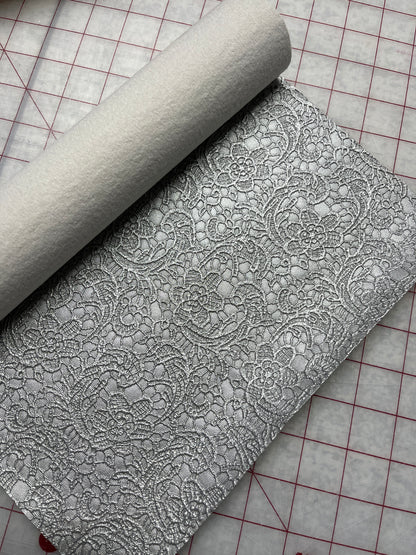Lace Embossed Faux Leather RETAIL