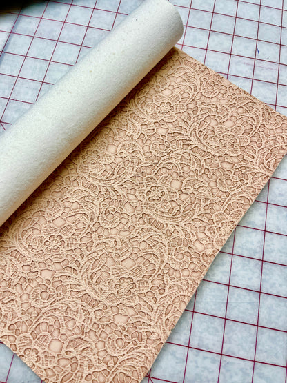 Lace Embossed Faux Leather RETAIL